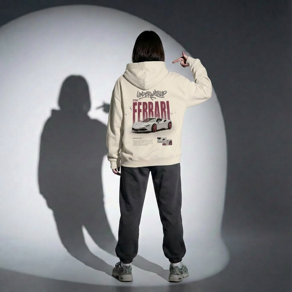 FERRARI HOODIE | OFF-WHITE