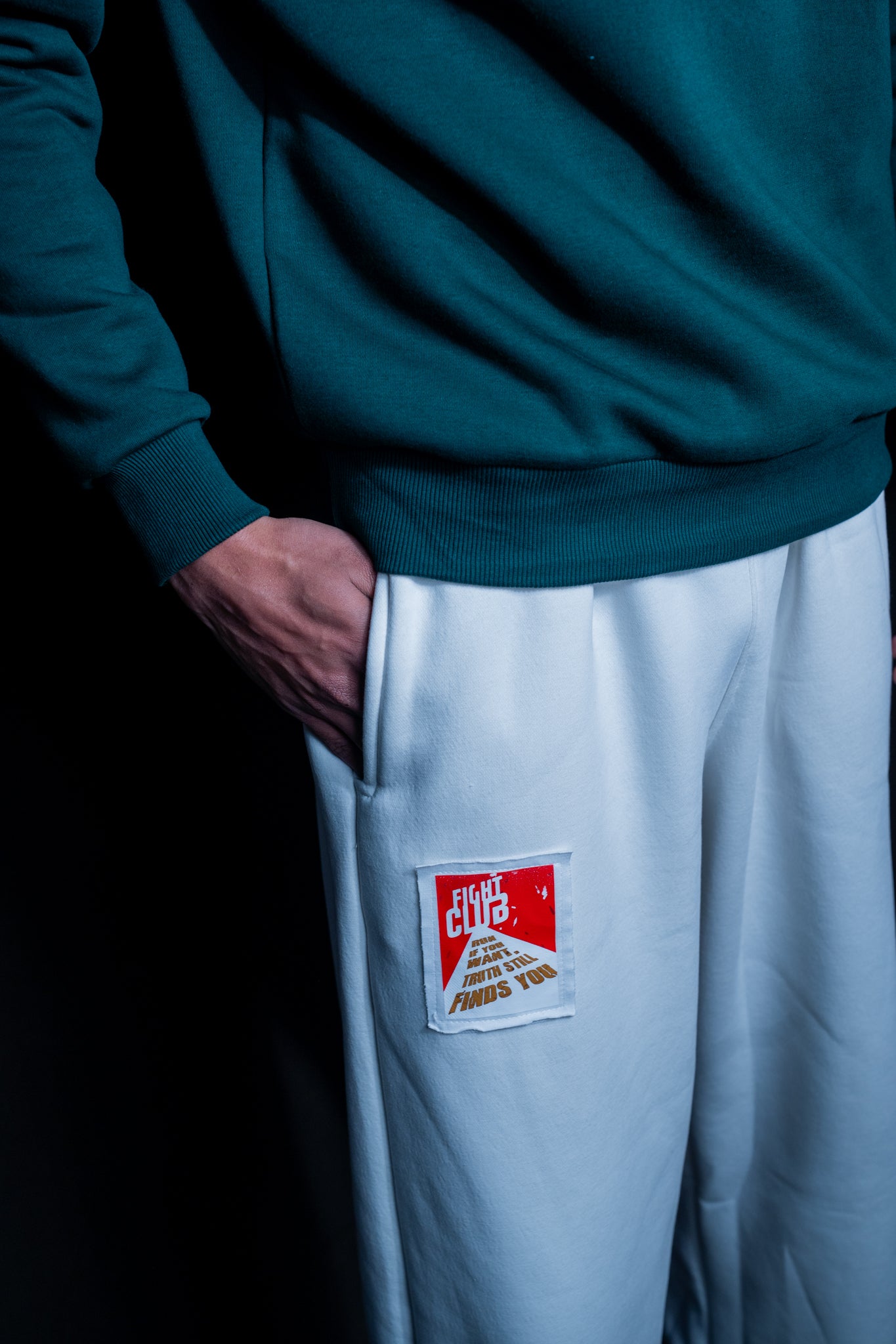 UNISEX | White Joggers