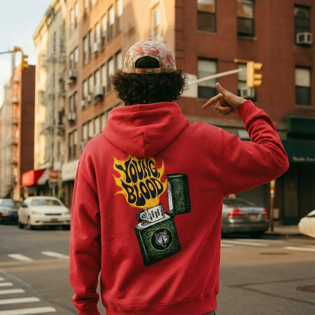 YOUNG BLOOD |CASUAL HOODIE