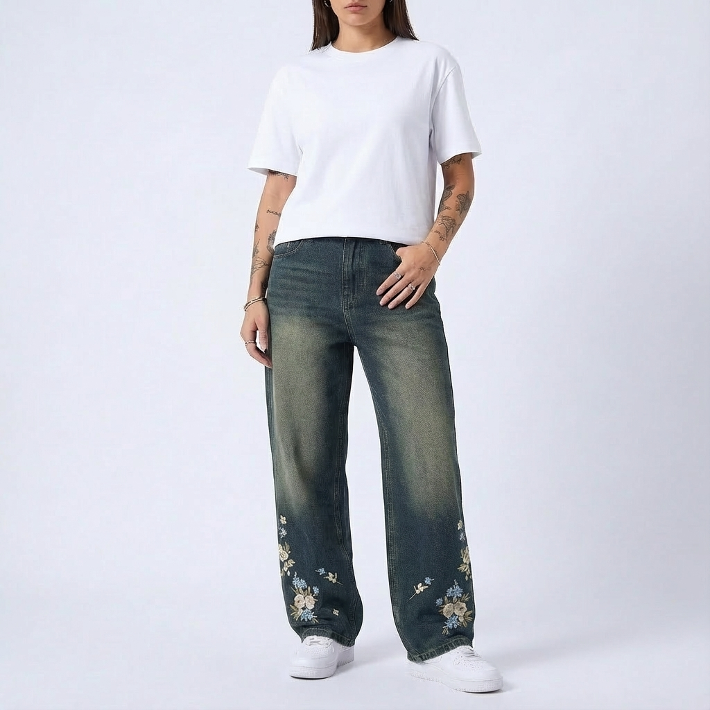 FLORAL | WOMEN DESIGNER DENIM